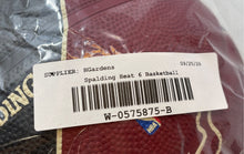 Load image into Gallery viewer, Spalding Black Red NBA Miami Heat LeBron James #6 Indoor Outdoor Basketball
