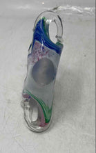 Load image into Gallery viewer, Art Glass Multicolor Abstract Swirl Tableware Kitchen Napkin Holder
