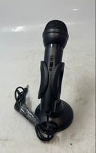 Load image into Gallery viewer, Black 3.5mm Wired Switch Mini Microphone With Stand Not Tested
