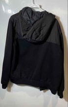 Load image into Gallery viewer, Zara Mens Black Long Sleeve Ribbed Cuffs Front Full-Zip Hooded Puffer Jacket XL

