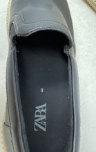 Load image into Gallery viewer, Zara Mens Black Round Toe Slip-On Low Top Platform Sneakers Shoes Size EUR 44
