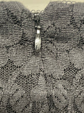 Load image into Gallery viewer, Express Womens Black Lace Stretch Flat Front Back-Zip Mini Skirt Size 12
