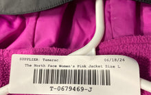 Load image into Gallery viewer, The North Face Girls Pink DryVent Long Sleeve Hooded Full-Zip Rain Jacket Size M
