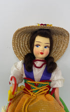 Load image into Gallery viewer, Collectable Unbranded Green Dress Brown Hair Firenze Souvenir D'Italy Doll
