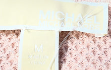 Load image into Gallery viewer, Michael Kors Womens Pink Long Sleeve Cold Shoulder Pullover Sweater Size M

