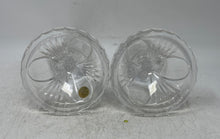 Load image into Gallery viewer, RCR Royal Crystal Rock Glass Clear Candle Stick Holders Set Of 2 Pcs
