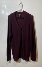 Load image into Gallery viewer, Forever 21 Mens Red Cotton Long Sleeve V-Neck Button Cardigan Sweater Size L
