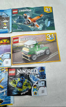Load image into Gallery viewer, Lot Of 10 Pcs Assorted Lego Multicolor Building Toy Instruction Manuals
