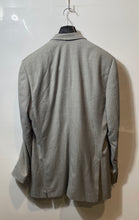 Load image into Gallery viewer, Antonio Baldan Mens Gray Long Sleeve Notch Lapel Three-Button Blazer Size 52L
