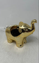Load image into Gallery viewer, Shiraleah Gold-Tone Home Decorative Collectible Tabletop Elephant Figurine
