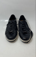 Load image into Gallery viewer, Hugo Boss Mens Black Leather Low Top Lace-Up Sneaker Shoes Size EUR 42
