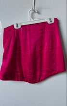 Load image into Gallery viewer, Zara Womens Fuchsia Stretch Regular Fit Side Zip Mini Skirt Size Small
