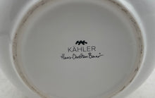 Load image into Gallery viewer, Kahler Hans Christian Bauer White Ribbed Collectible Ceramic Home Decor Vase
