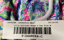 Load image into Gallery viewer, Lilly Pulitzer Womens Multicolor Printed La Fortuna Ruffle Blouse Top Size M
