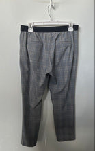 Load image into Gallery viewer, Zara Womens Multicolor Plaid Slash Pockets Straight Leg Ankle Pants Size Large
