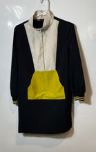 Load image into Gallery viewer, Zara Womens Multicolor Mock Neck Long Sleeve Sheath Dress Size Small
