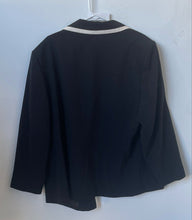Load image into Gallery viewer, The Limited Womens Black White Outline Two-Button Blazer Size 3X With Tag
