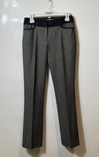 Load image into Gallery viewer, Express Womens Gray Flat Front Slash Pockets Columnist Dress Pants Size 4R

