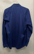 Load image into Gallery viewer, Alessandro Lamura Milano Mens Blue Long Sleeve Collared Dress Shirt Size 17-43
