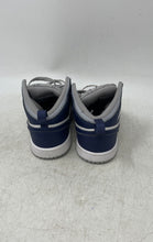 Load image into Gallery viewer, Nike Unisex Baby Air Jordan 1 Mid DQ8425-104 Blue Gray &amp; White Sneaker Shoes 10C
