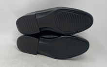Load image into Gallery viewer, Covington Mens Drew Black Leather Round Toe Slip-On Loafer Dress Shoes Size 10W
