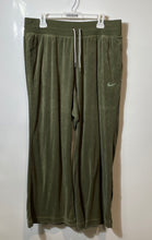 Load image into Gallery viewer, Nike Womens Green High Waisted Drawstring Wide Leg Sweatpants Size 1X
