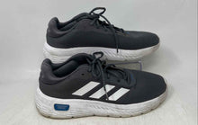 Load image into Gallery viewer, Adidas Mens Cloudfoam Gray White Round Toe Lace-Up Sneaker Shoes Size 9.5
