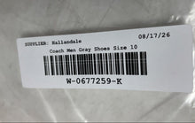 Load image into Gallery viewer, Coach Mens Clip Gray Signature Print Leather Low Top Sneakers Shoes Size 10
