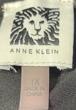 Load image into Gallery viewer, Anne Klein Womens Black 3/4 Sleeve Round Neck Blouse Top Size 1X
