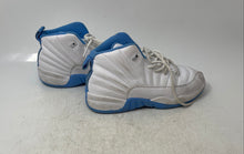 Load image into Gallery viewer, Nike Kids Air Jordan 12 Retro 151186-112 White Blue Sneaker Shoes Size 3Y
