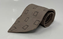 Load image into Gallery viewer, Giorgio Armani Mens Brown Keeper Loop Adjustable Pointed Tie
