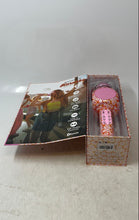Load image into Gallery viewer, Throwback Pink Floral Wireless LED Karaoke Microphone With Box Not Tested
