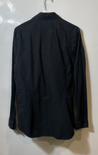 Load image into Gallery viewer, Express Mens Black Spread Collar Extra Slim Long Sleeve Dress Shirt Size Medium
