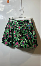 Load image into Gallery viewer, Zara Womens Multicolor Floral High Rise Pleated Side Zip Mini Skirt Size XS
