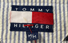 Load image into Gallery viewer, Tommy Hilfiger Mens Black White Plaid Print Long Sleeve Button-Up Shirt Size M
