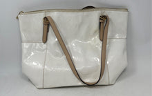 Load image into Gallery viewer, Michael Kors Womens Jet Set White Patent Leather Shoulder Tote Handbag
