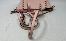 Load image into Gallery viewer, Roberta M Womens Pink Faux Leather Charm Studded Inner Pocket Satchel Handbag
