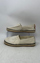 Load image into Gallery viewer, Zara Womens Beige Canvas Closed Toe Espadrille Slip-On Flats Size EUR 42
