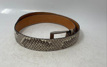 Load image into Gallery viewer, Vero Pitone Womens Black Beige Animal Print Leather Adjustable Waist Belt
