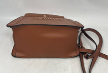 Load image into Gallery viewer, Steve Madden Womens Brown Inner Pocket Adjustable Strap Snap Crossbody Bag

