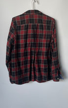 Load image into Gallery viewer, Tommy Hilfiger Womens Red Black Flannel Long Sleeve Button-Up Shirt Size No Size
