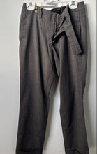 Load image into Gallery viewer, Gap Womens Gray Flat Front Slash Pockets Straight Leg Dress Pants Size 1

