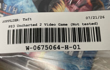 Load image into Gallery viewer, Sony PlayStation 3 Action &amp; Adventure Uncharted 2 Among Thieves Game Not tested
