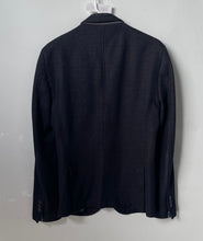 Load image into Gallery viewer, Zara Mens Dark Blue Long Sleeve Notch Lapel Pockets Two Button Blazer Size 38
