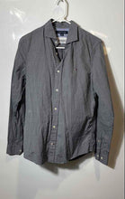 Load image into Gallery viewer, Tommy Hilfiger Mens Gray Printed Collared Long Sleeve Button-Up Shirt Size XS
