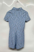 Load image into Gallery viewer, Princess Polly XX Womens Blue Print Camille Short Sleeve Collared Romper Sz S/M
