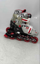 Load image into Gallery viewer, Neon Kids Multicolor Ratchet Buckle Inline Roller Skates Size S 12-2
