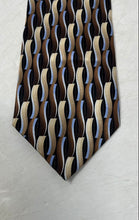 Load image into Gallery viewer, Giorgio Brutini Mens Multicolor Geometric Print Silk Adjustable Pointed Tie

