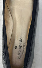 Load image into Gallery viewer, Kate Spade New York Womens Black Patent Leather Bow Slip-On Ballet Flats Size 6M
