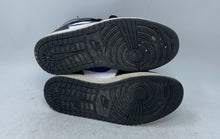 Load image into Gallery viewer, Nike Womens Air Jordan 1 Mid 554725-084 Black White Blue Sneakers Shoes Size 6.5

